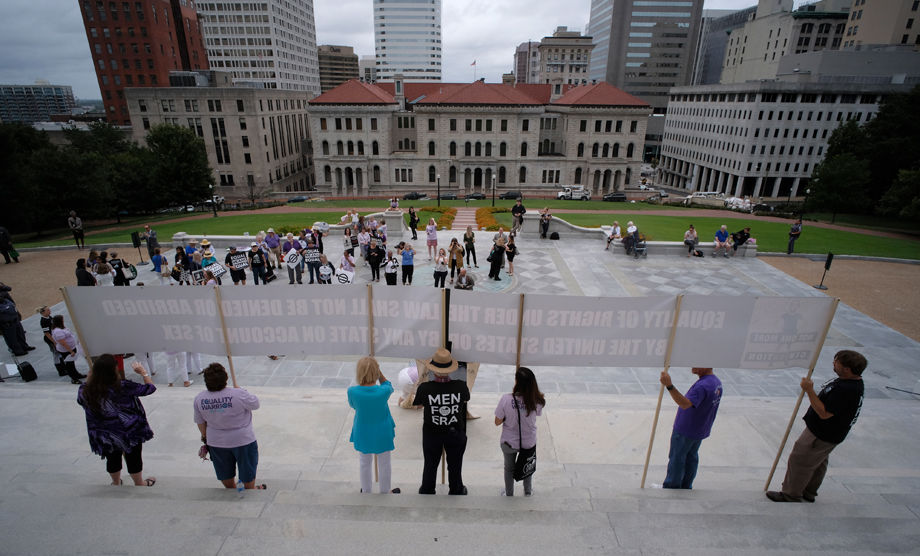 ERA event on Virginia Capitol steps